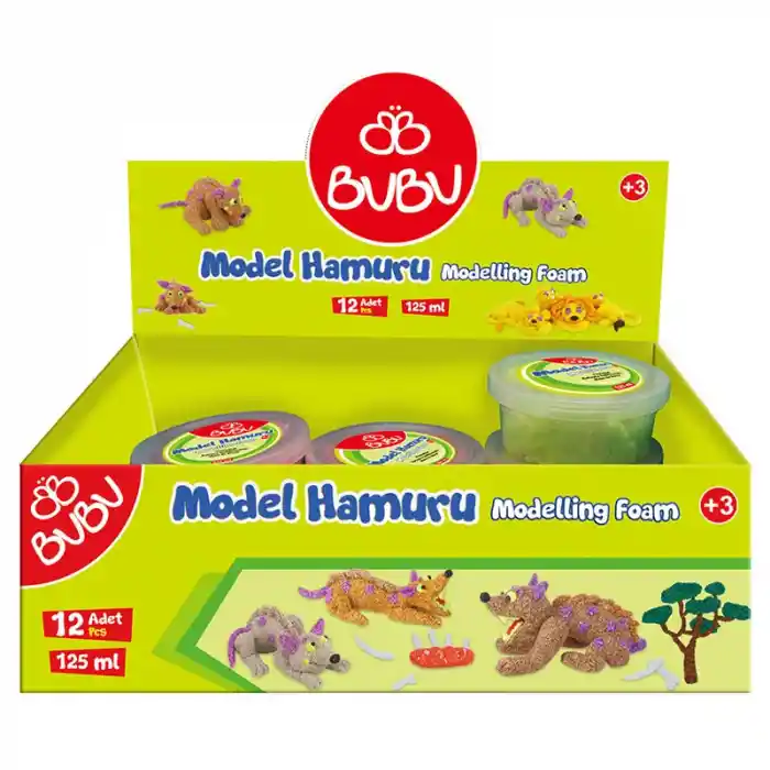 Bu-bu Model Hamuru Renkli 125 Ml Ha0002