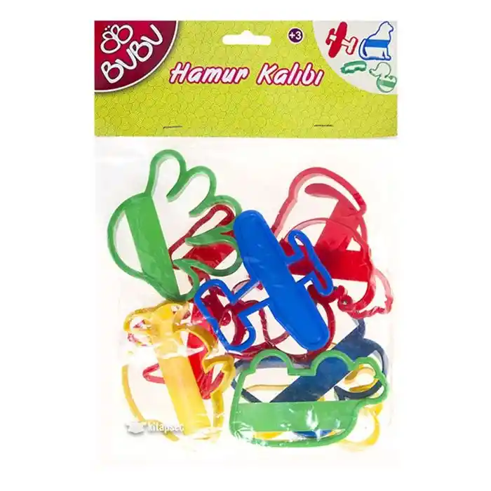 Bu-bu Oyun Hamuru Kalıbı 10 Parça Bubu0001