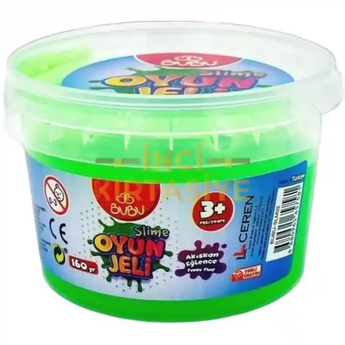Bu-bu Oyun Jeli Orta Boy Hazır Slıme Çift Renk 160 Gr.slm025