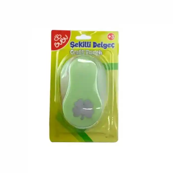 Bu-bu Şekilli Eva Ve Kağıt Delgeç Yonca De0014