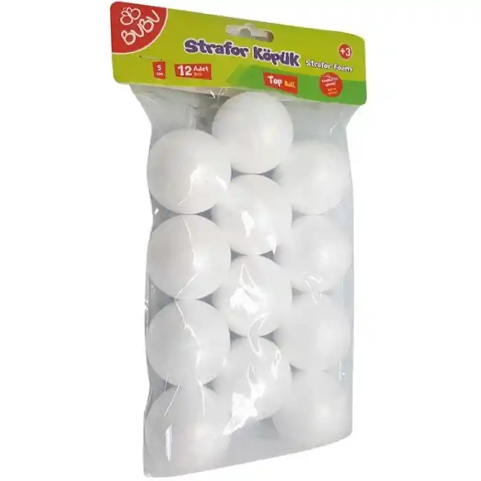 Bu-bu Strafor Köpük Top 5 Cm Kp0003