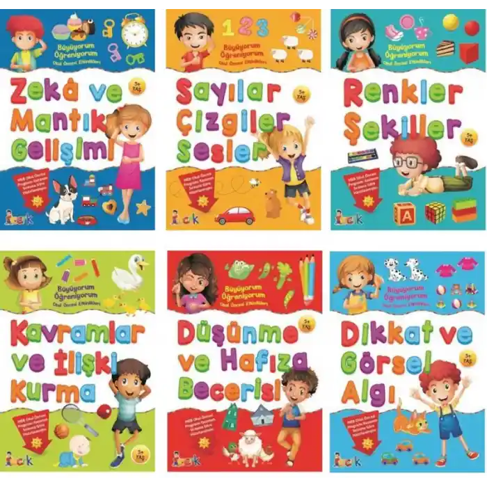 Büyüyorum Öğrenip Geliştirme Kitapları Bıcırık