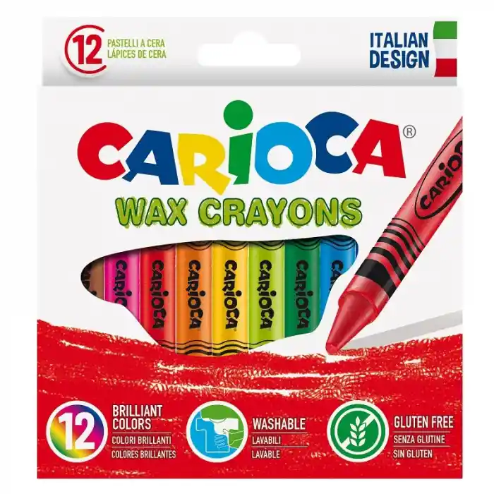 Carıoca 12 Renk Wax Pastel Boya 42365