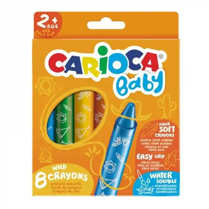 Carıoca 8 Renk Jumbo Bebek Pastel Boya 42892
