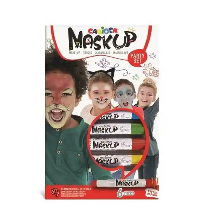 Carıoca Yüz Boyası 6 Renk 6 Gr 43052