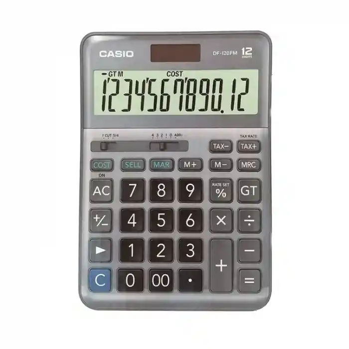 Casıo Df-120 Fm Hesap Makinesi 12 Hane