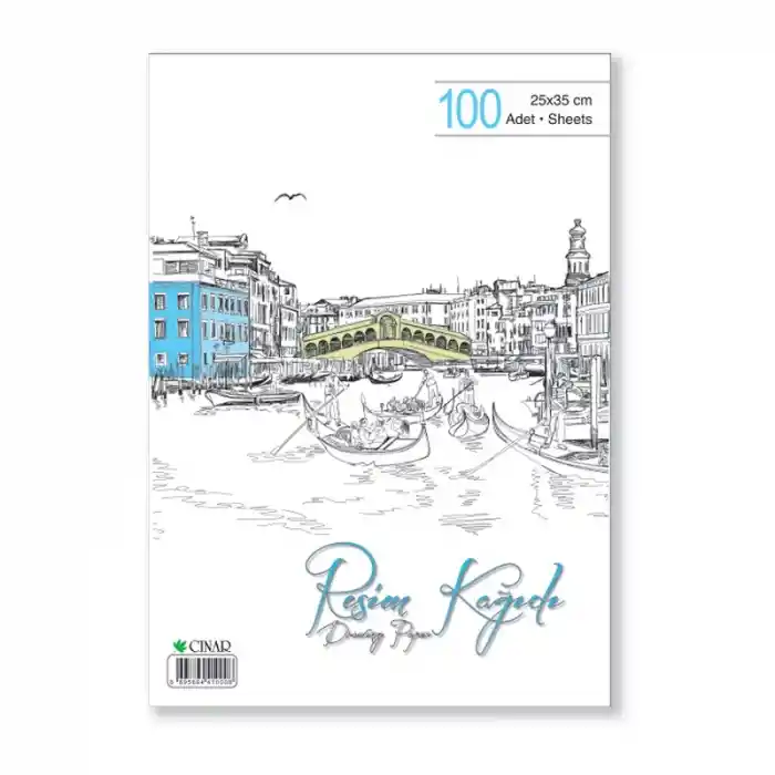 Çınar 24x34 Resim Kağıdı 120 Gr 100 Lü 41000