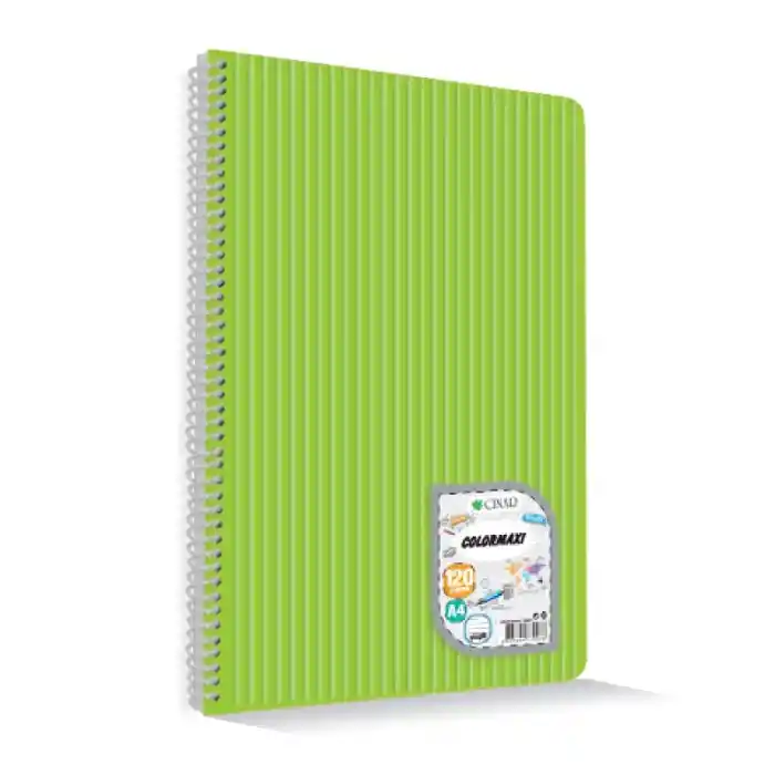 Çınar Colormaxı A4 120 Yp. Çizgili Pp. Kapak Spr. Defter 73007