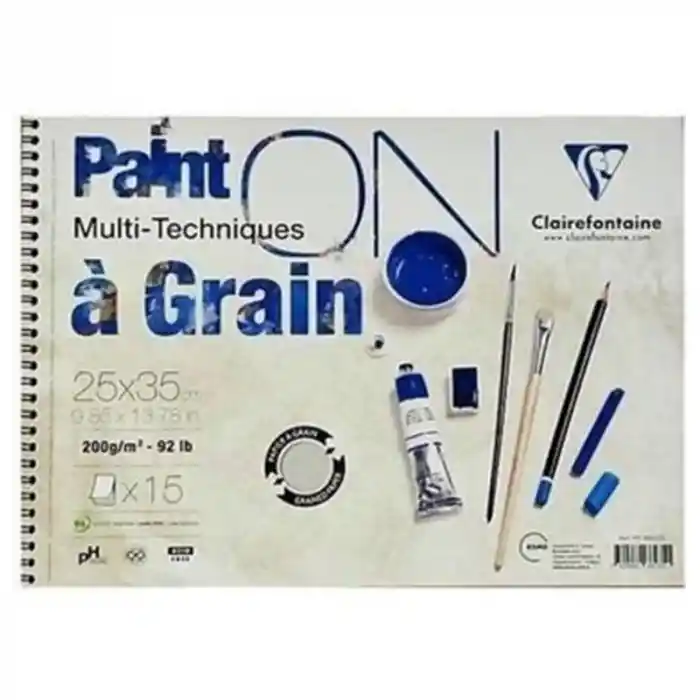 Clairefontaine Paınt-on 25x35 200gr Çizim Defteri