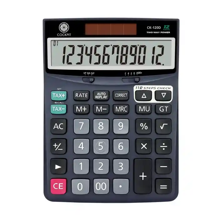 Cockpıt Ck-120d 12 Hane Orta Boy Hesap Makinası
