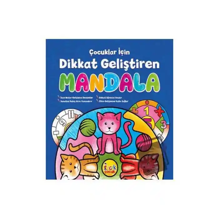 Çocuklar İçin Dikkat Gelştiren Mandala Kitabı / Bıcırık