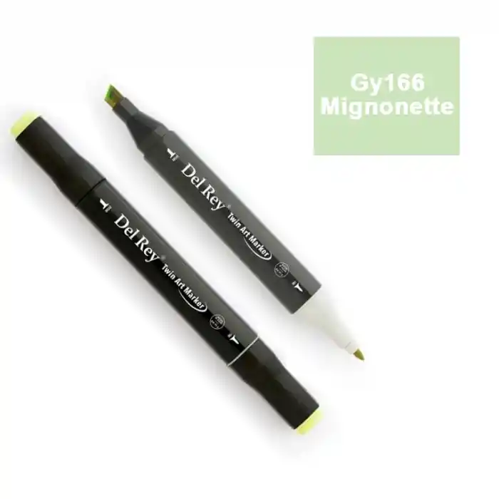 Del Rey Twın Marker Gy166 Mignonette Çift Uçlu Grafik Kalemi Mn-dr166