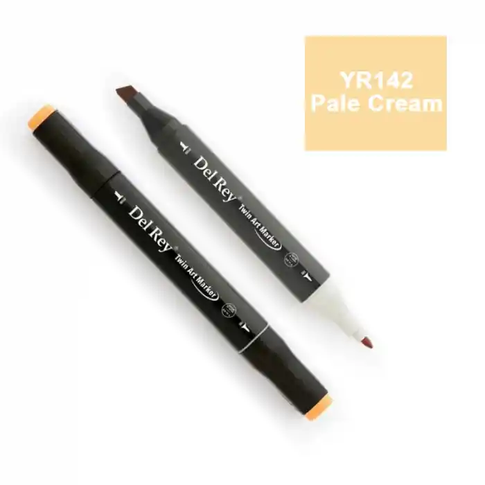 Del Rey Twın Marker Yr142 Pale Cream Çift Uçlu Grafik Kalemi Mn-dr142