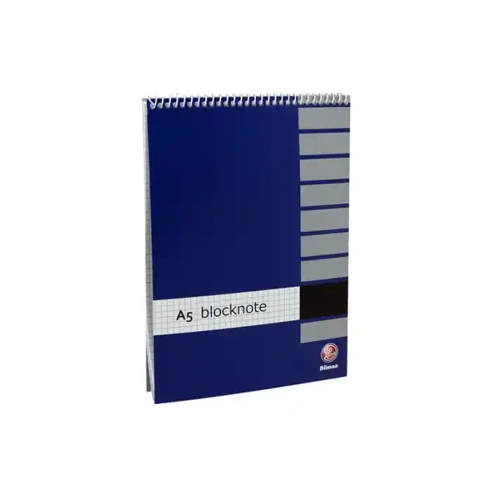 Dilman A5 40 Yp Bloknot Kareli Spiralli