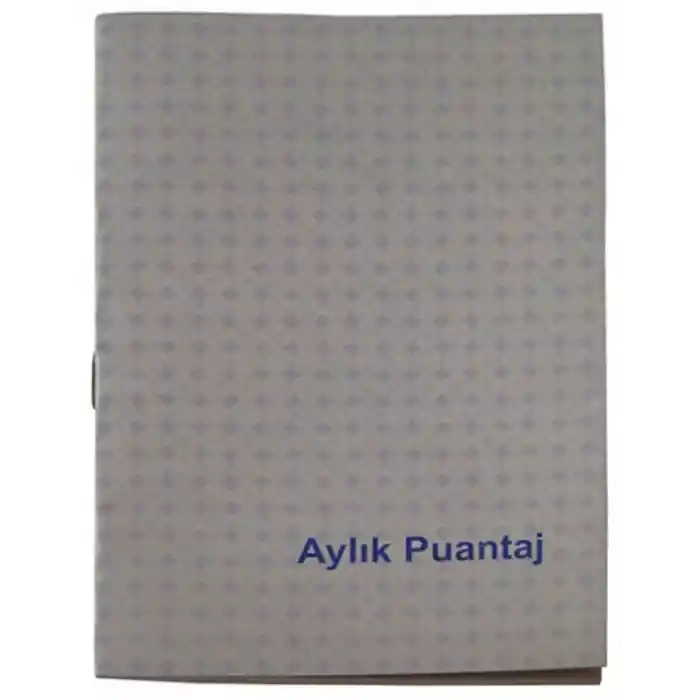 Dilman Aylık Büyük Puantaj Defteri