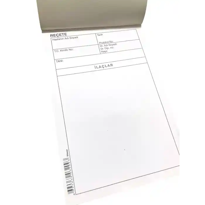 Dilman Reçete 100 Yaprak 13.5 x 20 cm. 1 Adet