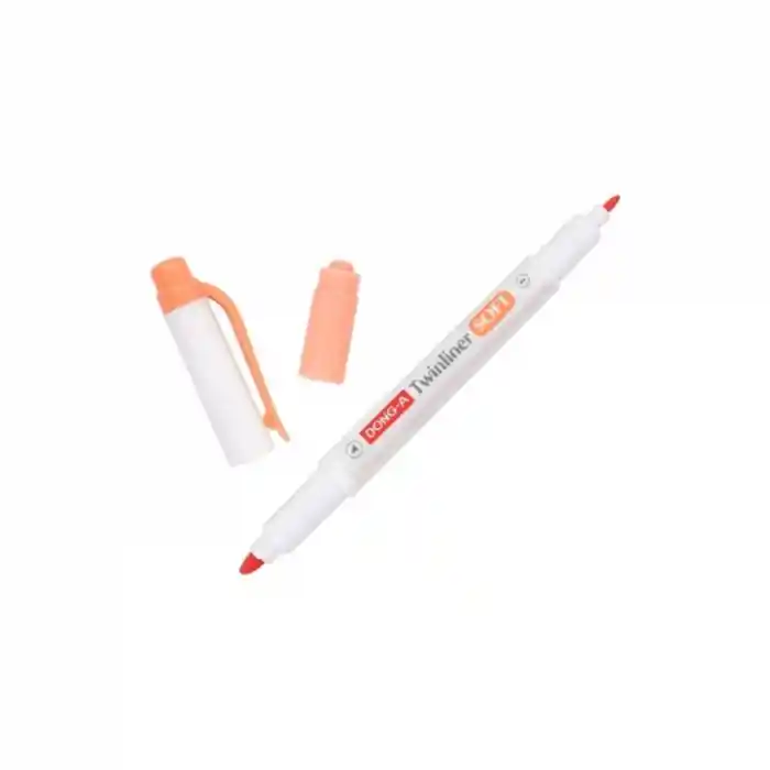 Donga Twınlıner Soft Kırmızı N/13 Fosforlu Çift Taraflı