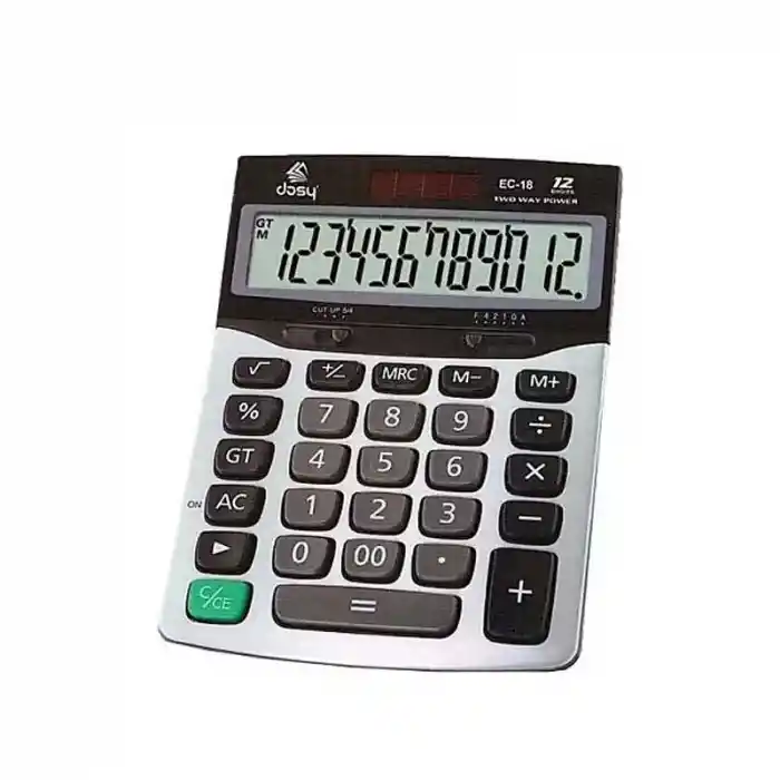 Dosy Hesap Makinası Maksi Boy Ec-18 Postit Hediye (özel Fiyat)