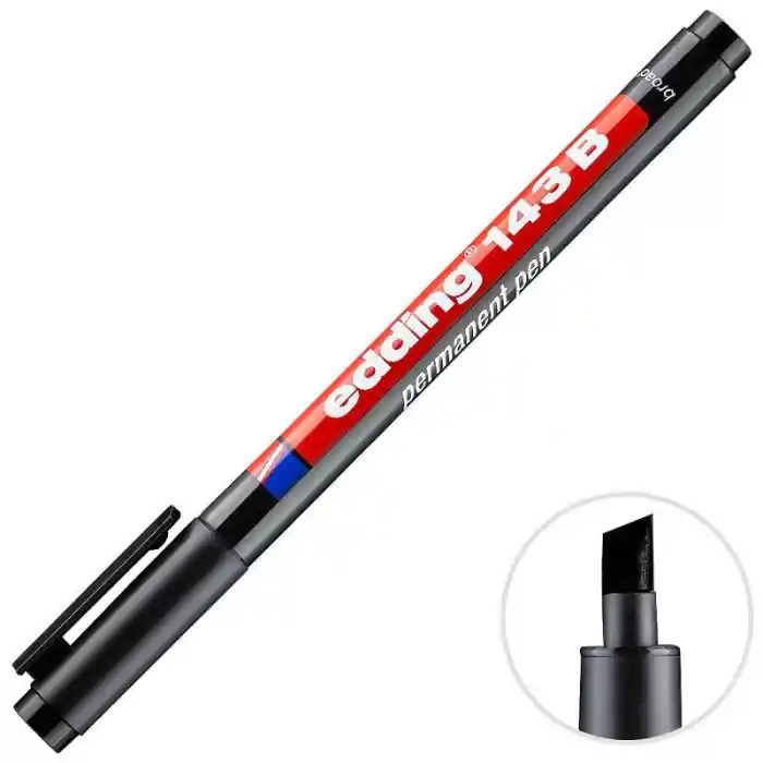Edding 143 B Siyah Permanent Kalem