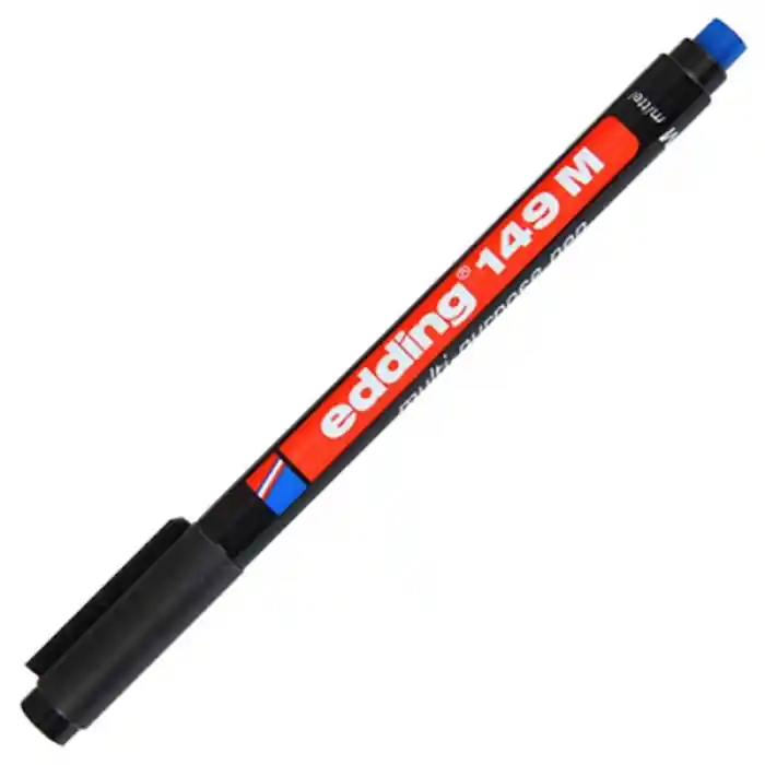 Edding 149 M Siyah Permanent Kalem Silgili