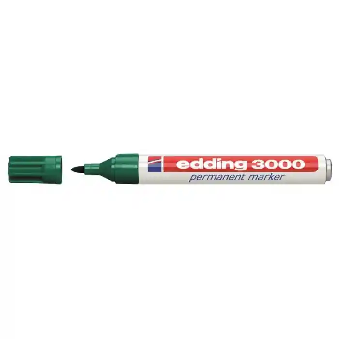 Edding 3000 Yeşil Permanent Marker Kalem (2000)