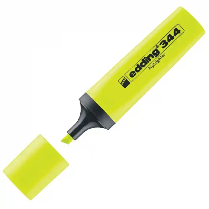 Edding 344 Sarı Fosforlu Kalem