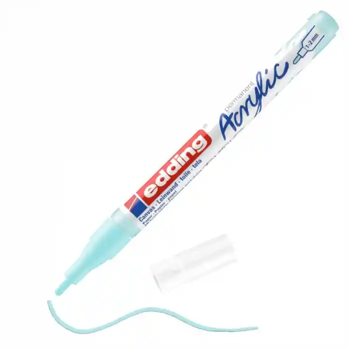 Edding İnce Uçlu Akrilik Markör Pastel Mavi Ed5300916