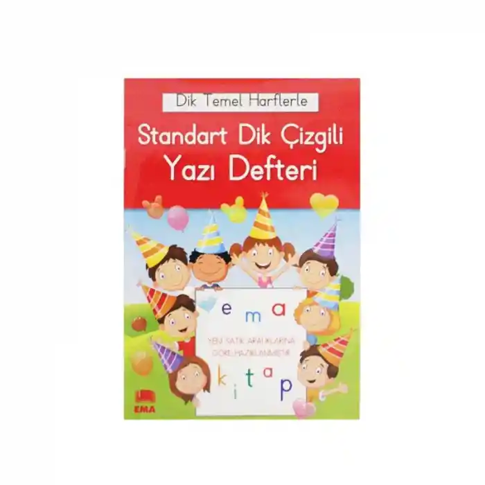 Ema 17x24 Kılavuz Dik Çizgili Güzel Yazı Defteri