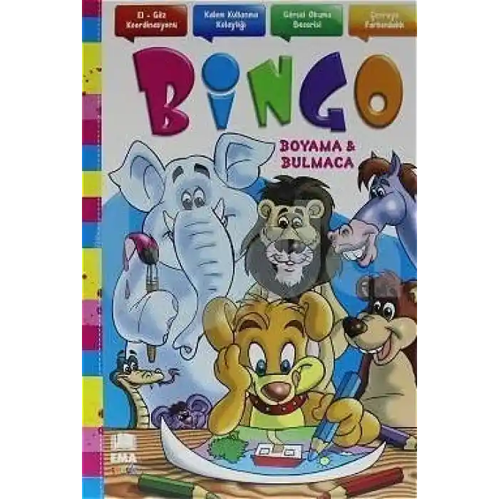 Ema Çocuk Bingo Boyama Kitabı