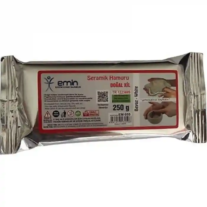 Emin Em055 Kil Hamuru 250 Gr Beyaz