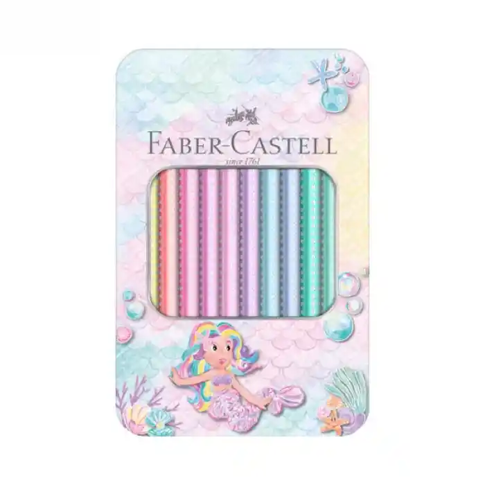 Faber 10 Renk Sparkle Jumbo Boya Kalemi 2109100
