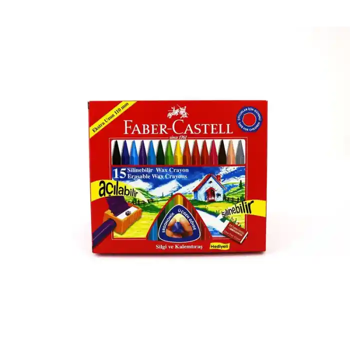 Faber 15 Li Silinebilir Wx Crayon Pastel 1122715