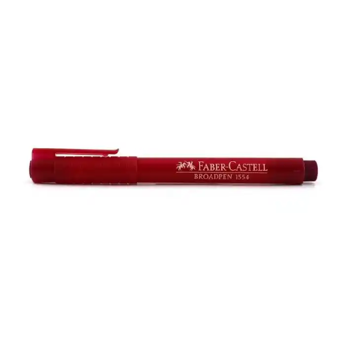 Faber 1554 Broadpen Kırmızı Kalem 155421
