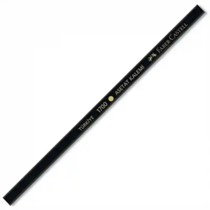Faber 1700 Asetat Kalemi Ağaç Siyah 52451700070