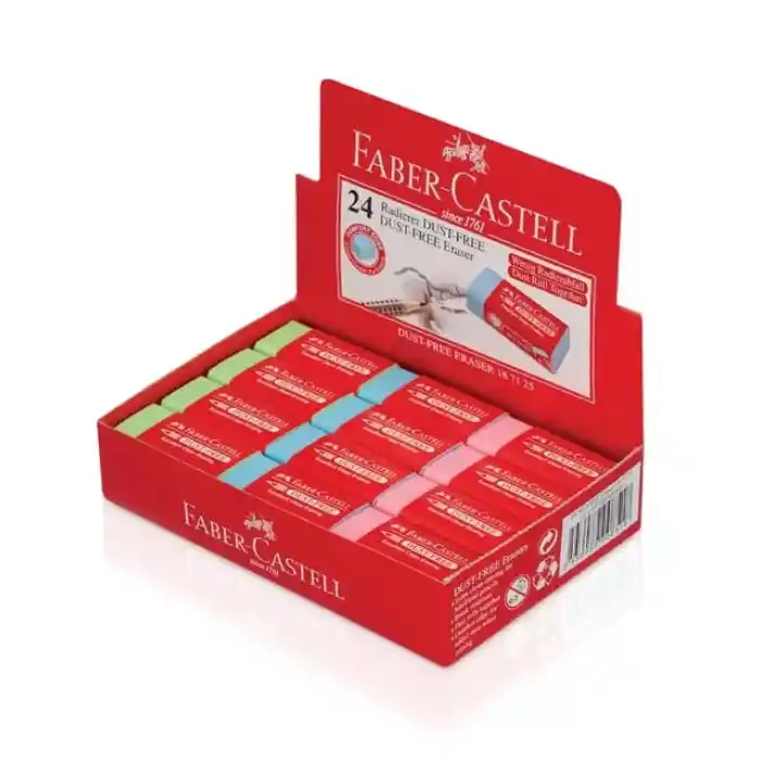 Faber Dust-free Renkli Silgi 24 Lü 5130187125