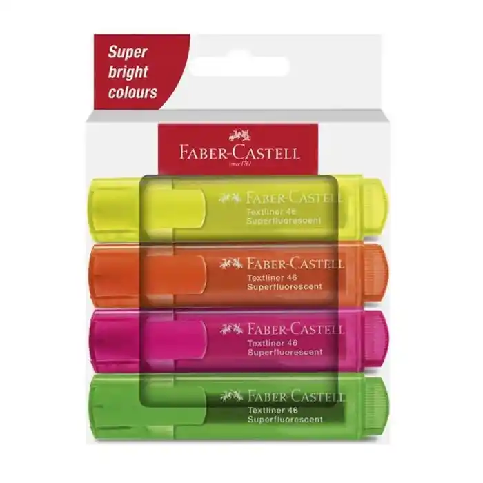 Faber Fosforlu Kalem K 46 Şeffaf 4 Lü 254644
