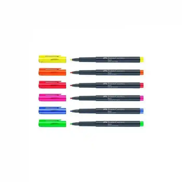 Faber Metalik Marker Neon Renk 6 Lı 401608060