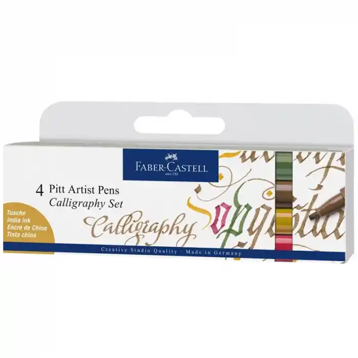 Faber Pıtt Kaligrafi Kalem 4 Lü Set 167505