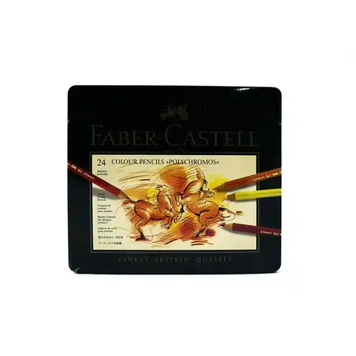 Faber Polychromos 24 Renk Kuru Boya 110024