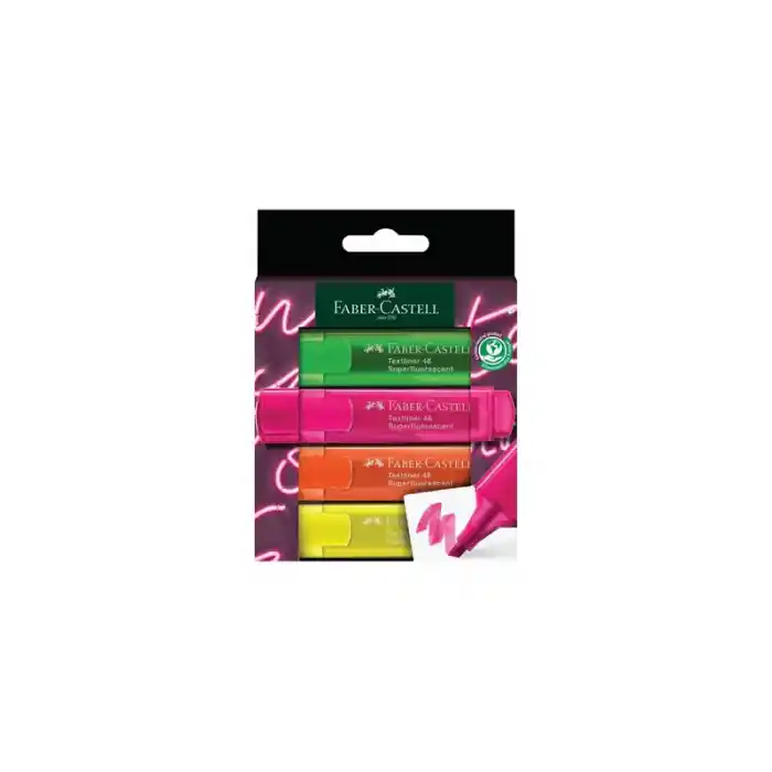 Faber Textliner 46 Şeffaf Genz Kalem 4 Lü 503025460