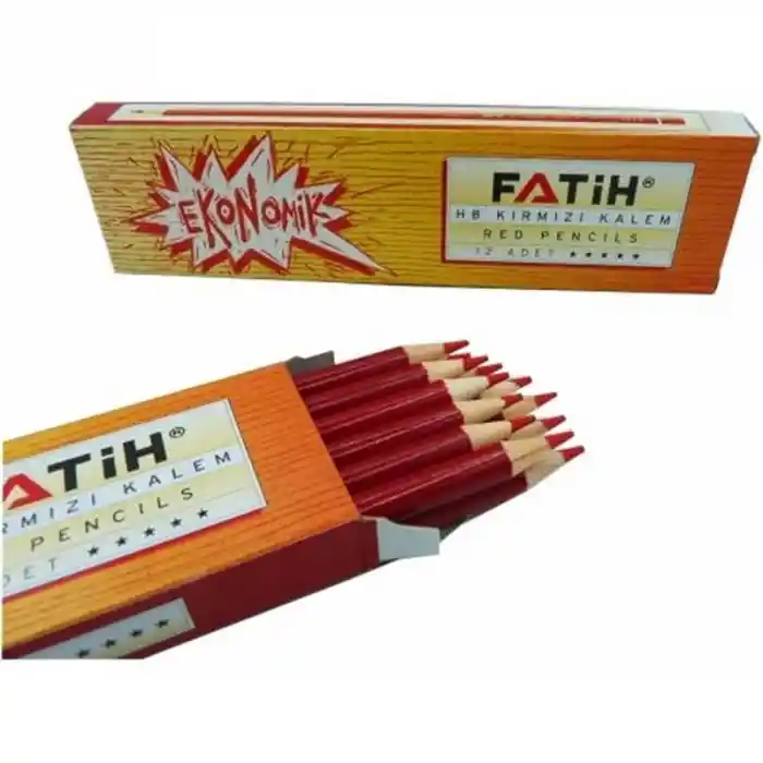 Fatih Kırmızı Hb Kalem 25010 Ekonomik