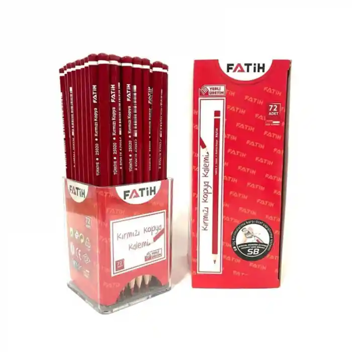 Fatih Kırmızı Kopya Kalemi 72 Li Fa25020clkı72