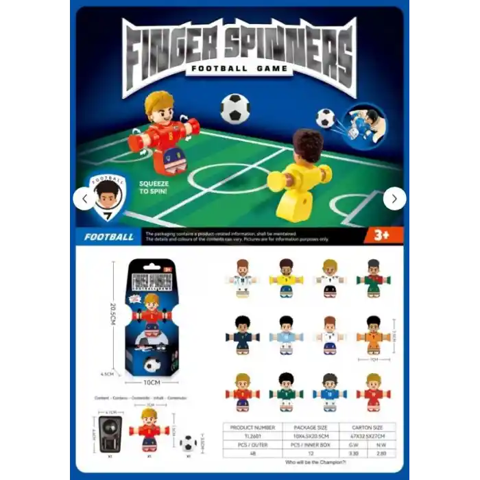 Fınger Spınners Football Game-1 Futbolcu Tl2601