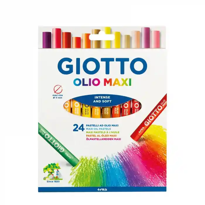 Gıotto 293800 Yağlı 24 Renk Pastel Boya