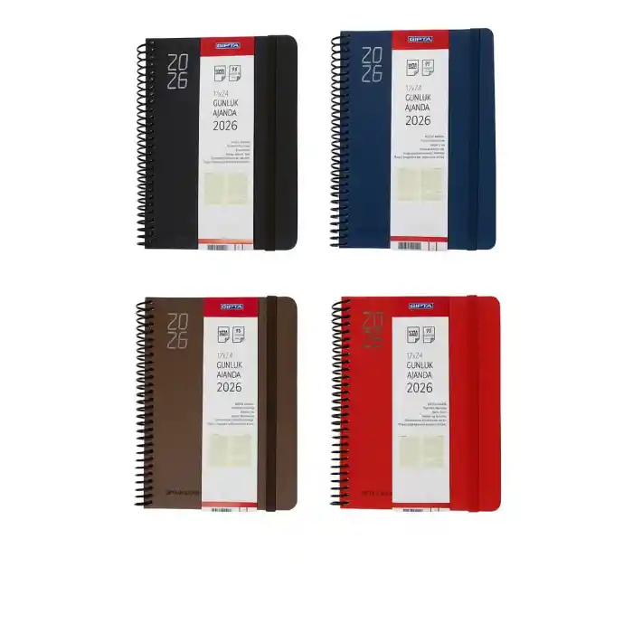 Gıpta 409-fdk Fold 17x24 Spiralli Günlük Ajanda