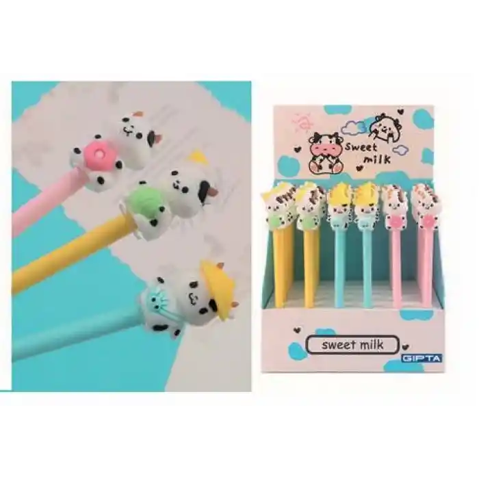 Gıpta Cute Cow Silinebilir Jel Kalem K4265
