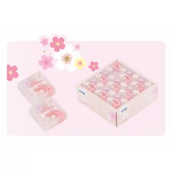 Gıpta K2342 Transparent Flower Silgi 36 Lı K2342