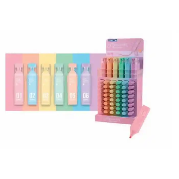 Gıpta Pastel Fosforlu Kalem 180 Li Stand F1566