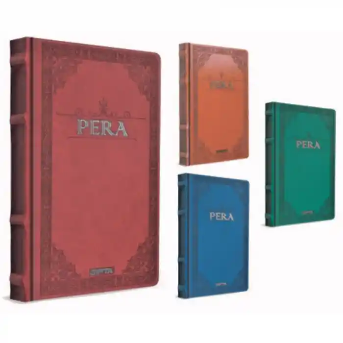 Gıpta Pera 17x24 160 Yp Düz Deri Kapak Defter 1993