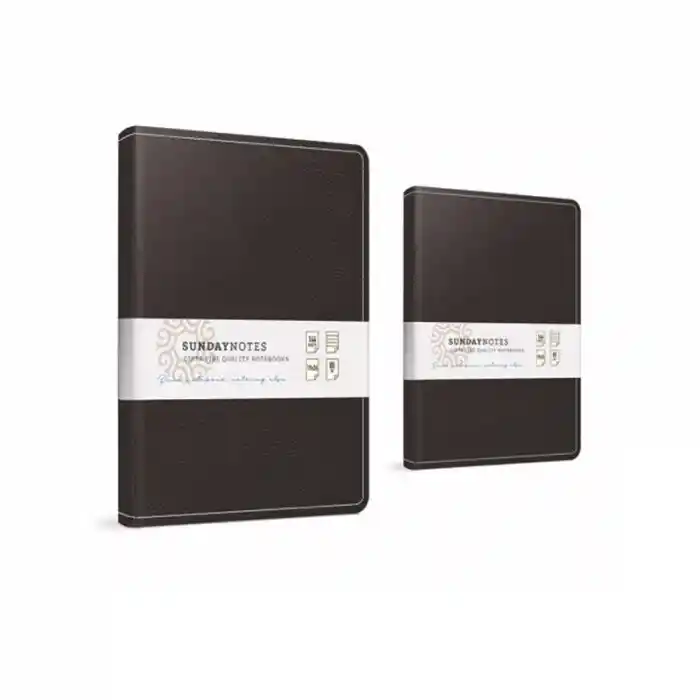Gıpta Sunday 17x24 140 Yp. Düz İplik Dik. Deri Kapak Defter 6127